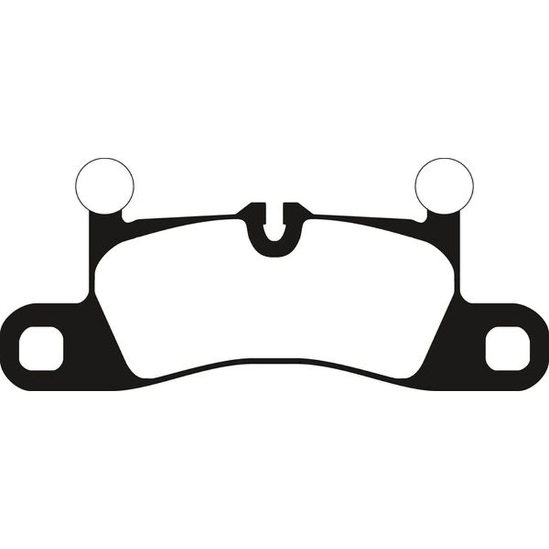 Abtex Rear Brake Pad Set fits Porsche Cayenne 2010-2018 3.0 3.6 4.2 4.8