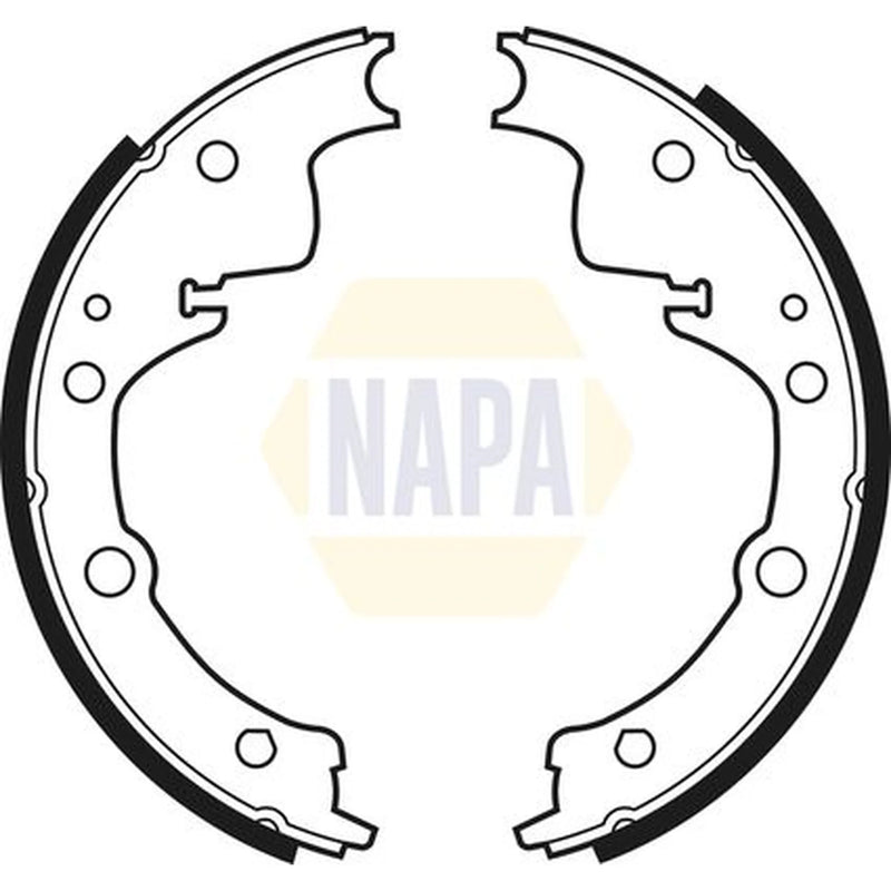 NAPA Brake Shoe Set Axle Kit NBS1010