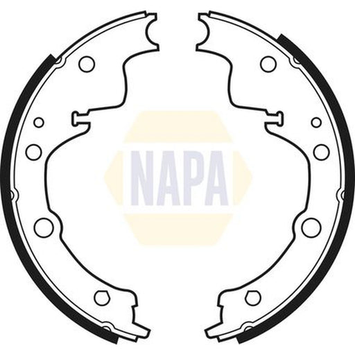 NAPA Brake Shoe Set Axle Kit fits Iveco Daily I 1978-1989