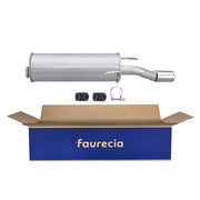 Hella End Silencer Rear fits Peugeot 306 1993-2001 1.4 1.6