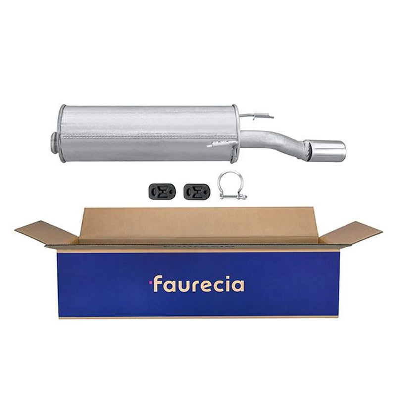 Hella End Silencer Rear fits Peugeot 306 1993-2001 1.4 1.6
