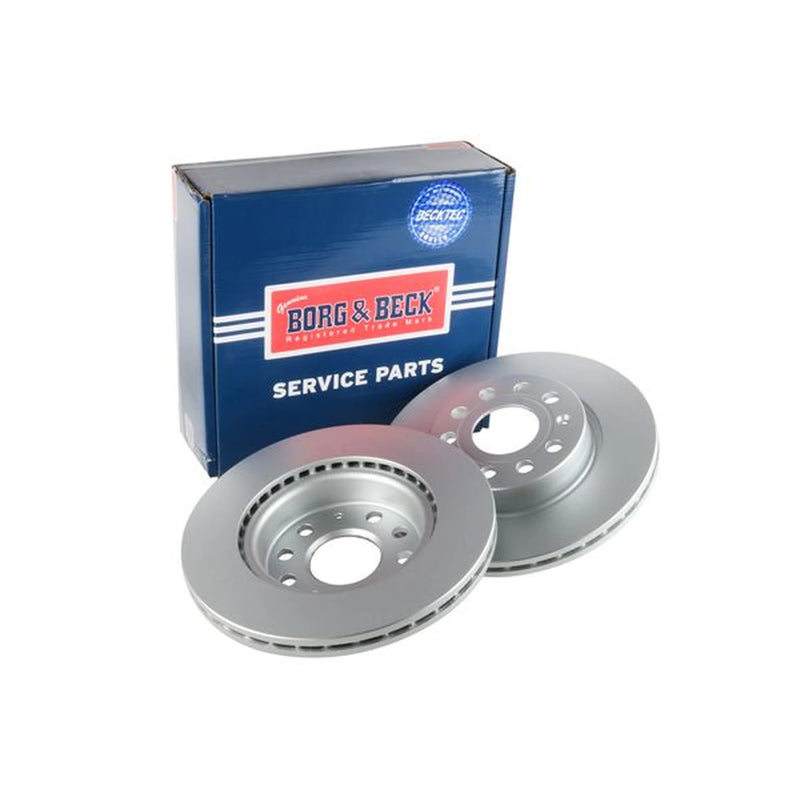 Borg & Beck Front & Rear Brake Discs & Pads fits Seat Altea Xl 2009-2010 1.9