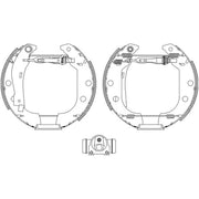 Mintex Brake Shoe Set Axle Kit fits Peugeot 306 1993-2001
