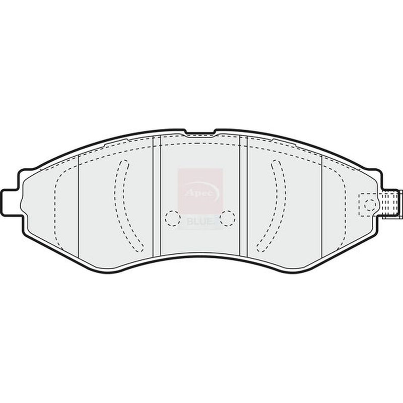 Apec Front Brake Vented Discs & Pads fits Chevrolet Aveo / Kalos 2005-2013 1.4