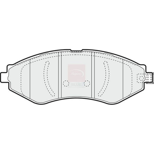 Apec Front Brake Pad Set PD3190