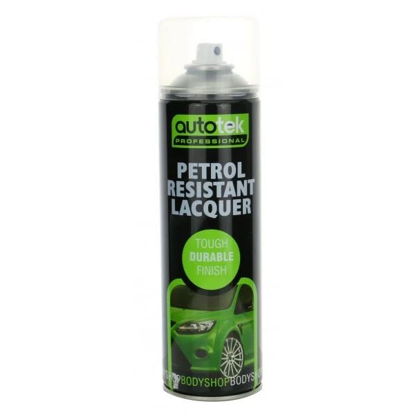 Autotek Professional Petrol Resistant Lacquer 500ml Spray Paint High Coverage - image 1