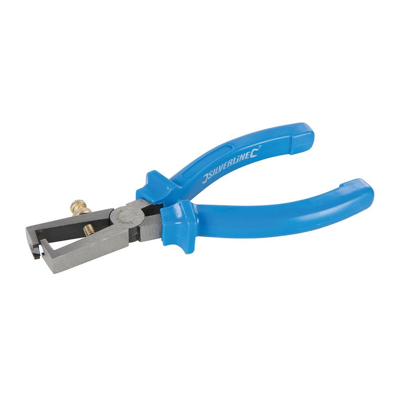 Silverline Wire Stripping Pliers 160mm Silverline - Dynamic Drive