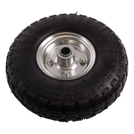 10" Pneumatic 4.10 /3.50-4 Jokey Wheel with 20mm Bore Crusader - Dynamic Drive