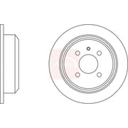 Apec 2 x Solid Brake Discs fits BMW 3 1978-1994