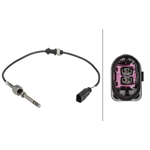 Hella Exhaust Gas Temperature Sensor before catalytic converte fits VW Passat B6
