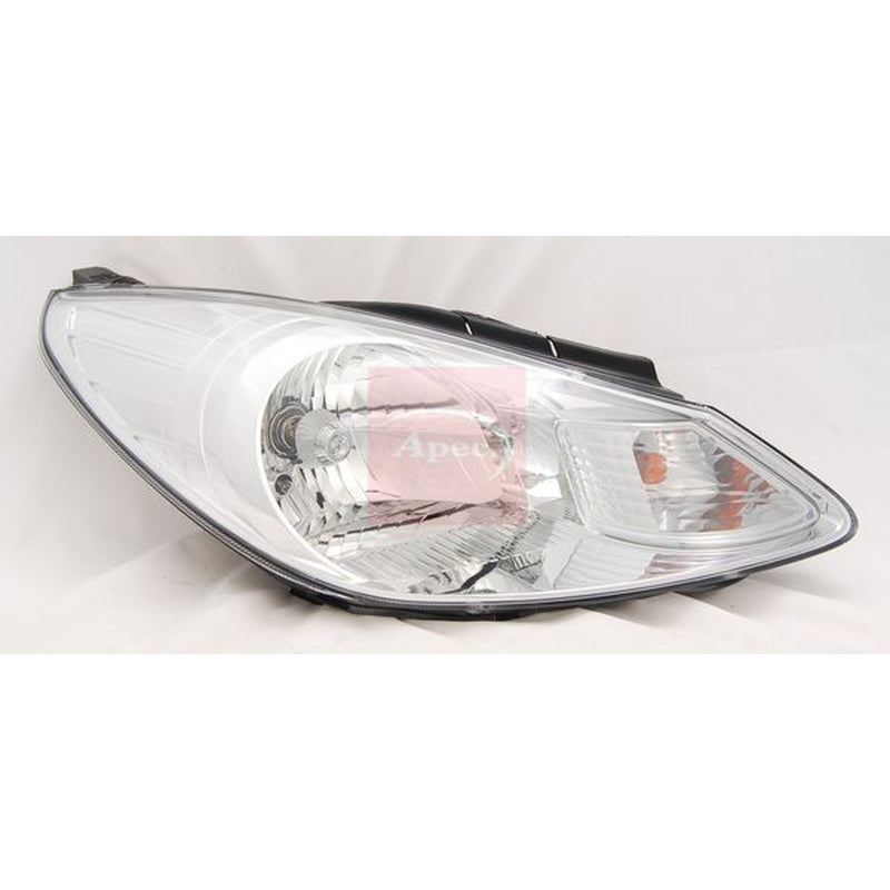Apec Headlight Headlamp H4 Left fits Hyundai I10 I 2007-2013 1.1 1.2