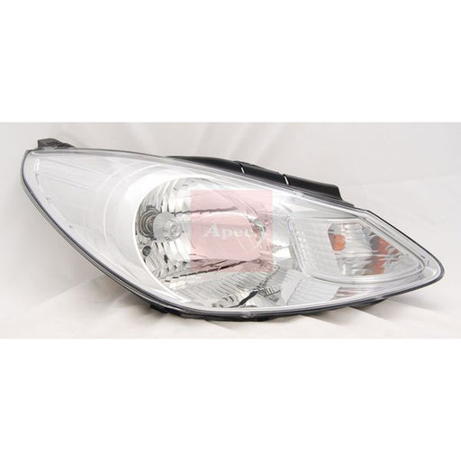 Apec Headlight Headlamp H4 Left fits Hyundai I10 I 2007-2013 1.1 1.2
