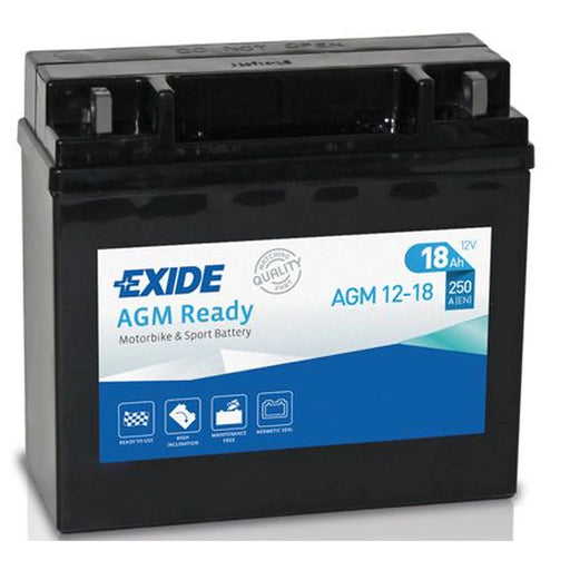 Exide Battery 12V 18Ah 250A AGM12-18