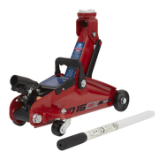 Sealey Trolley Jack 1.5 Tonne Short Chassis 1015CX Sealey - Dynamic Drive