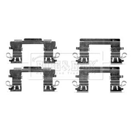 Borg & Beck Brake Pad Accessory Fitting Kit Front BBK1387
