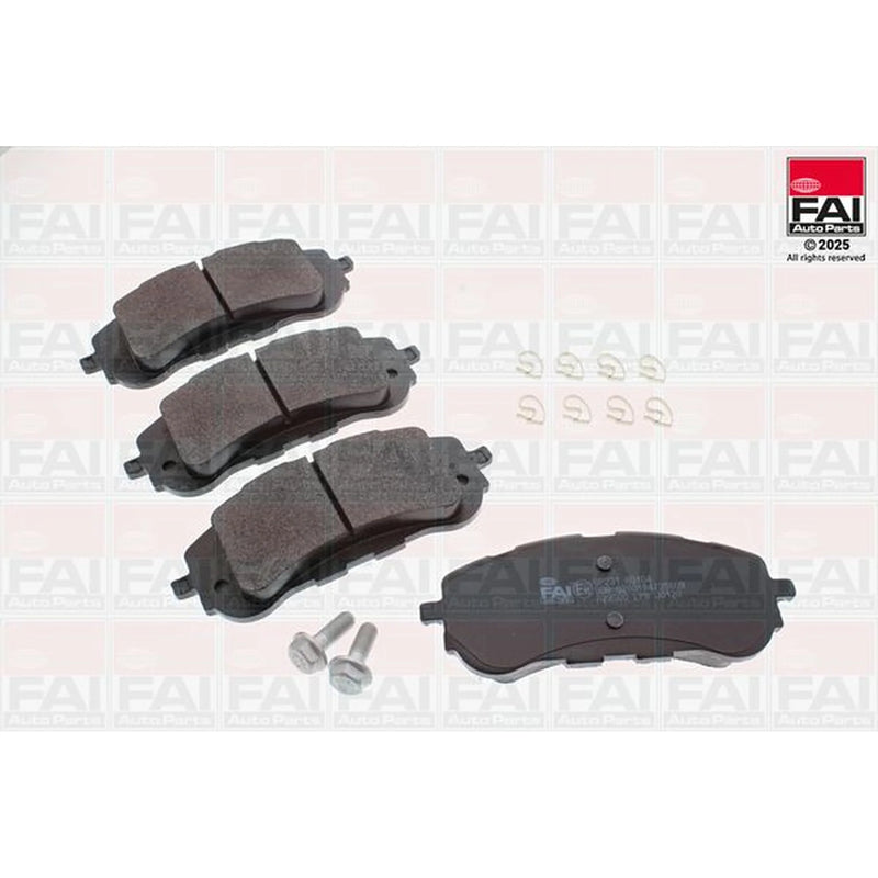 FAI Front Brake Pad Set fits Citroën Berlingo 2018 on 1.5