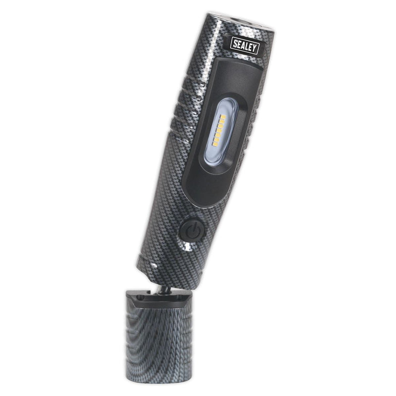 Sealey Rechargeable 360 Inspection Light 7 SMD & 3W SMD LED Carbon Fibre Effect Sealey - Dynamic Drive