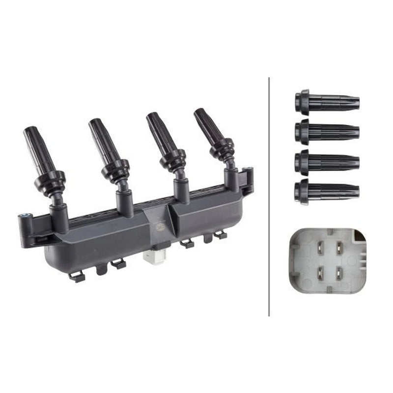 Hella Ignition Coil Pack fits Citroën Berlingo First 1996-2011 1.1 1.4
