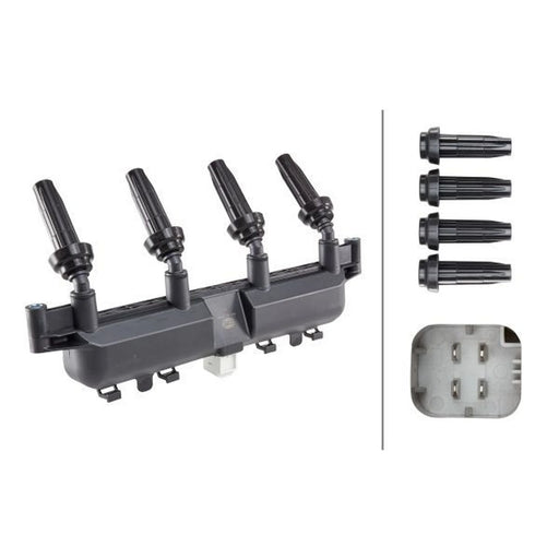 Hella Ignition Coil Pack fits Citroën Berlingo First 1996-2011 1.1 1.4