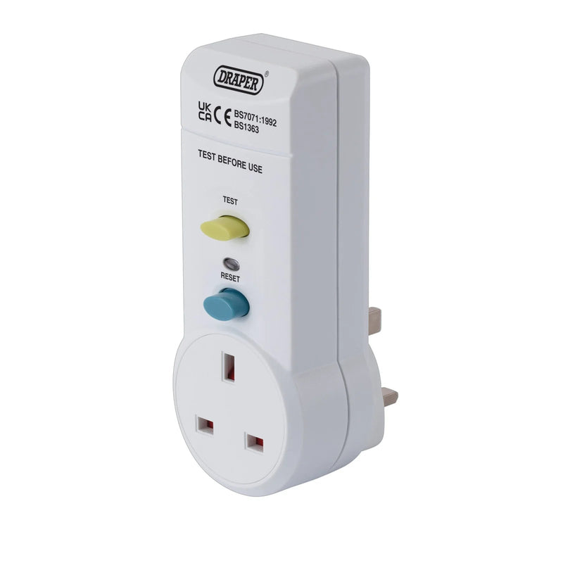 Draper RCD Adaptor, 220-250v/50Hz, 13 AMP - RCD3/B - image 1