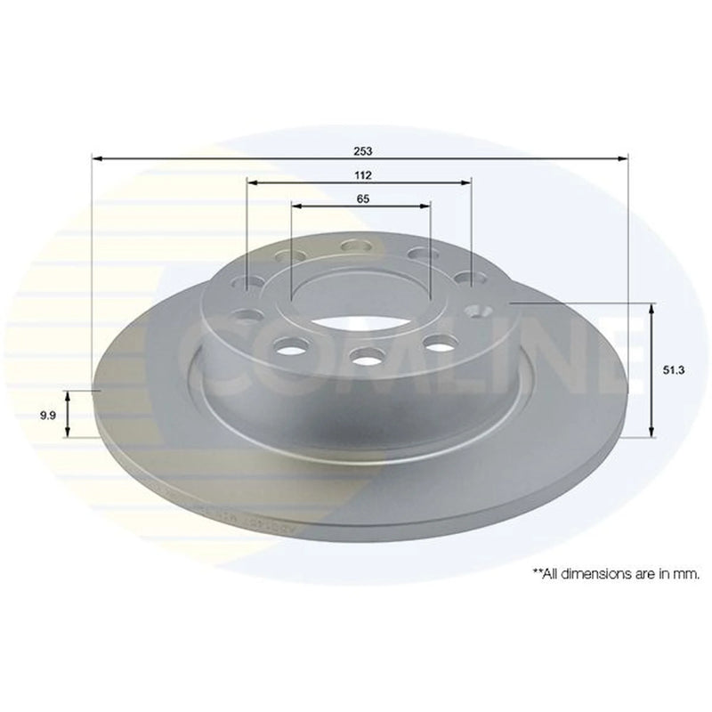 Comline Front & Rear Brake Discs & Pads fits Seat Leon 2013-2020 2.0