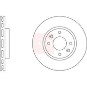 Apec Front Brake Vented Discs & Pads fits Hyundai Sonata 2001-2005 2.0 2.7