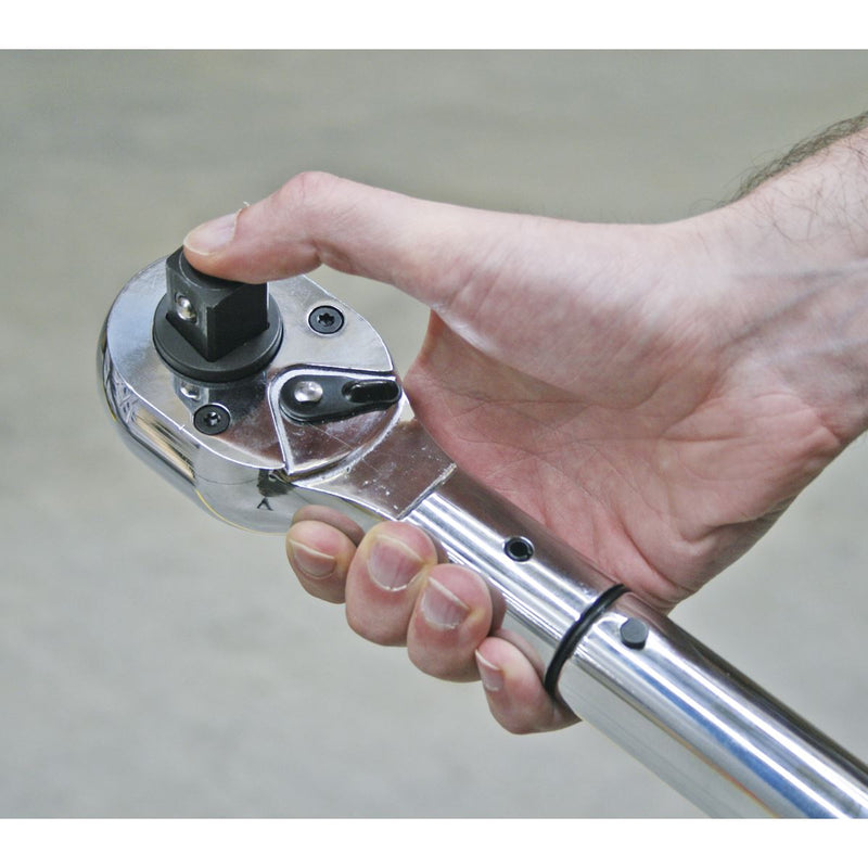 Sealey Torque Wrench 3/4"Sq Drive 237-983Nm(150-750lb.ft) Push-Through Calibrate Sealey - Dynamic Drive