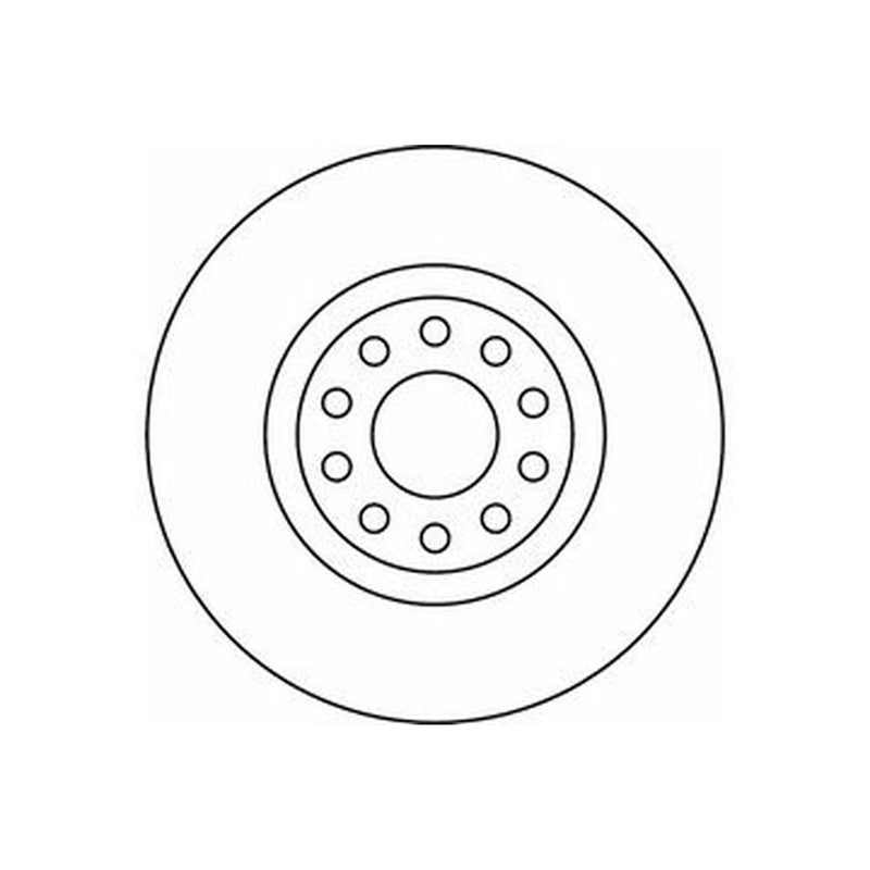 Abtex 2 x Vented Front Brake Discs BD908V-x2