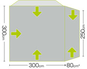 Quest Eagle Poled Drive Away Motorhome Awning (High : 240 - 270) Quest Leisure - Dynamic Drive