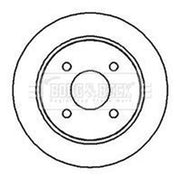 Borg & Beck Front & Rear Brake Discs & Pads fits Ford Fiesta VI 2013-2017 1.6