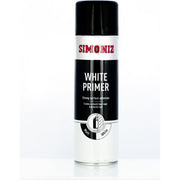 2x Simoniz Large Acrylic White Aerosol Smooth Primer Car Spray Paint 500ml Simoniz  - Dynamic Drive