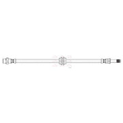 Apec Brake Hydraulic Hose Line Rear fits BMW 3 2018-2020 1.6