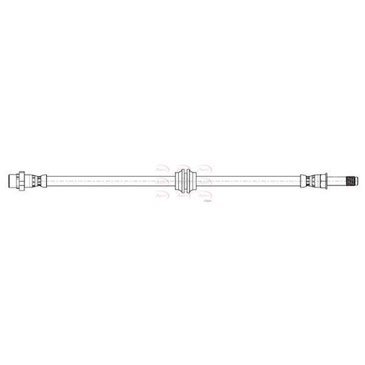 Apec Brake Hydraulic Hose Line Rear HOS4475