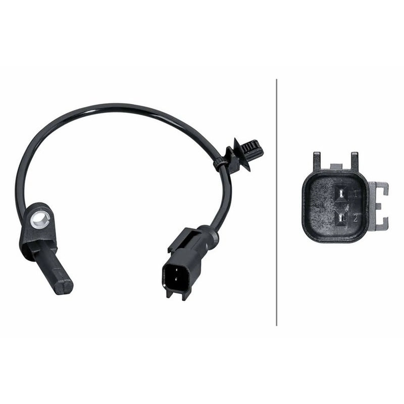 Hella ABS Wheel Speed Sensor Rear fits Ford Transit V363 2013-2024 2.0 2.2