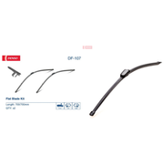 Denso Front & Rear Wiper Blade Set fits VW Touran 2003-2010 1.4 1.6 1.9 2.0