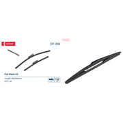 Denso Front & Rear Wiper Blade Set fits Renault Twingo III 2014-2024 0.9 1.0