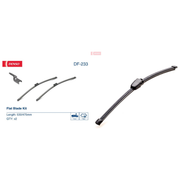 Denso Front & Rear Wiper Blade Set fits VW Polo IV 2001-2009 1.2 1.4 1.6 1.8 1.9