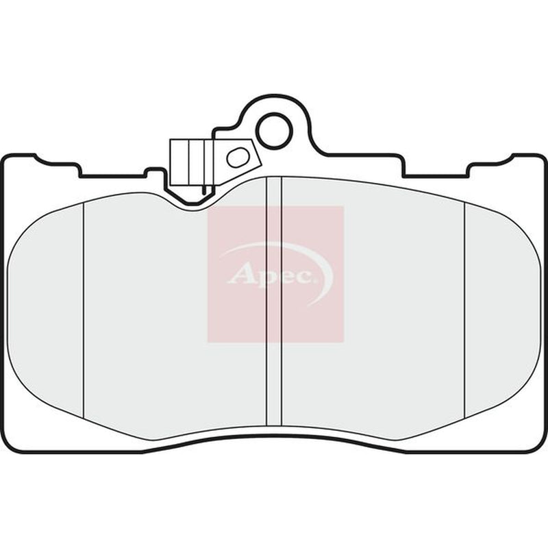 Apec Front & Rear Pads fits Lexus Is III 2015 on