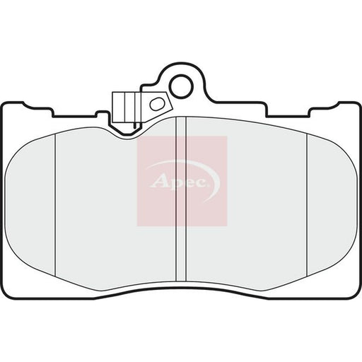 Apec Front Brake Pad Set fits Lexus Gs 2005-2018