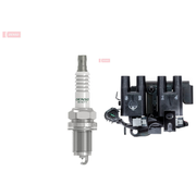 Denso Ignition Service Kit (1 Spark Plugs + Ignition Coil) fits Kia Picanto I