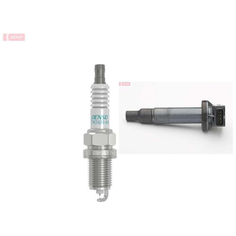 Denso Ignition Service Kit (1 Spark Plugs + Ignition Coil) fits Toyota Yaris