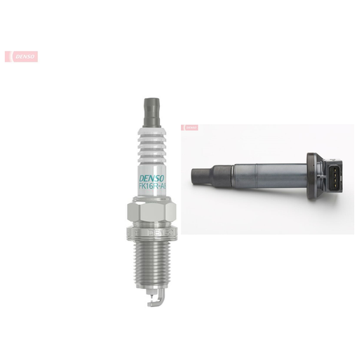Denso Ignition Service Kit (1 Spark Plugs + Ignition Coil) fits Toyota Yaris