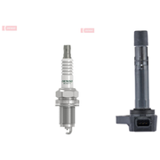 Denso Ignition Service Kit (1 Spark Plugs + Ignition Coil) fits Honda Civic VII