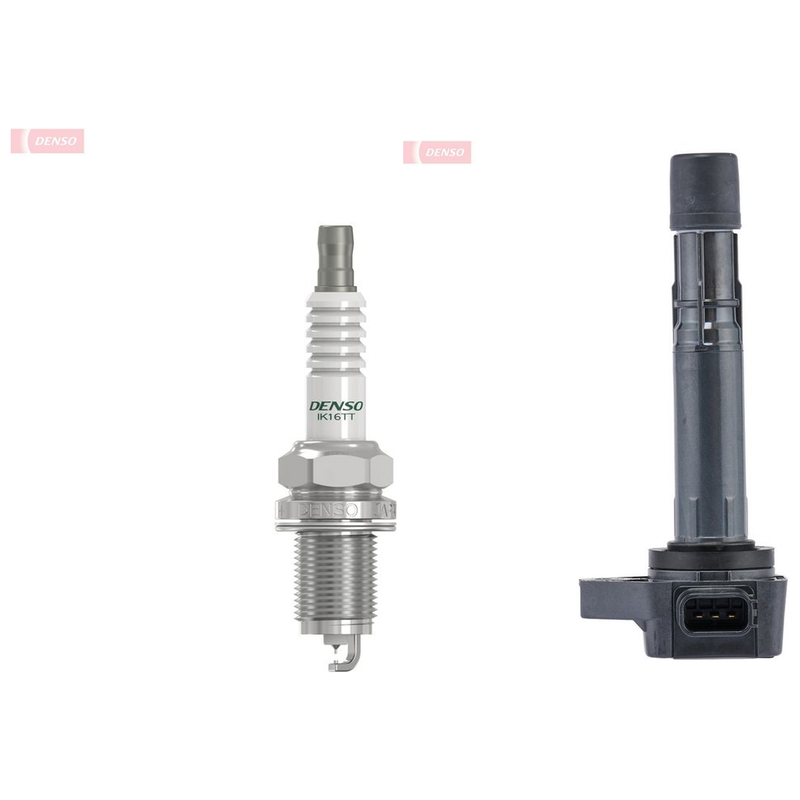 Denso Ignition Service Kit (1 Spark Plugs + Ignition Coil) fits Honda Civic VII
