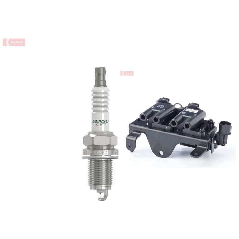 Denso Ignition Service Kit (1 Spark Plugs + Ignition Coil) fits Hyundai Getz