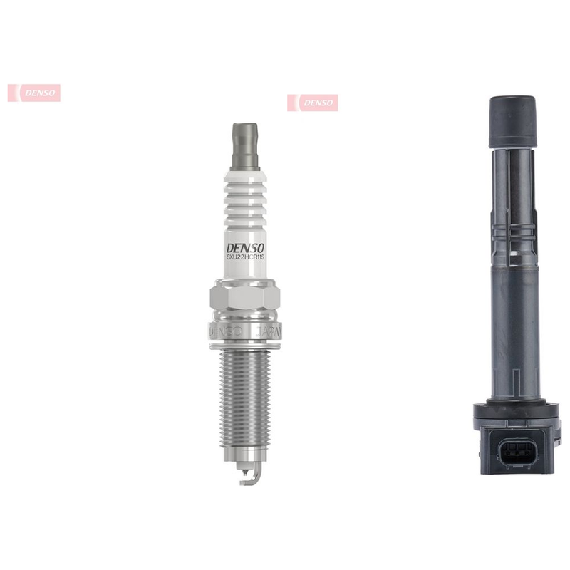 Denso Ignition Service Kit (1 Spark Plugs + Ignition Coil fits Honda Accord VIII