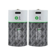 Lighthouse D USB-C Rechargeable Battery Li-ion Pack of 2 - L/HBATUSBD