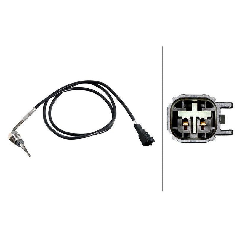 Hella Exhaust Gas Temperature Sensor after soot particulate fil fits Ford Ranger