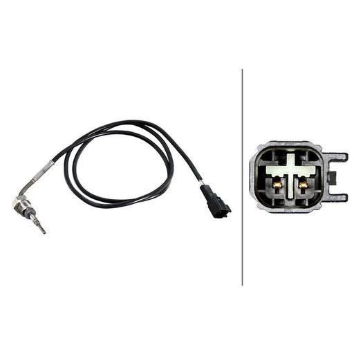 Hella Exhaust Gas Temperature Sensor after soot particulate fil fits Ford Ranger