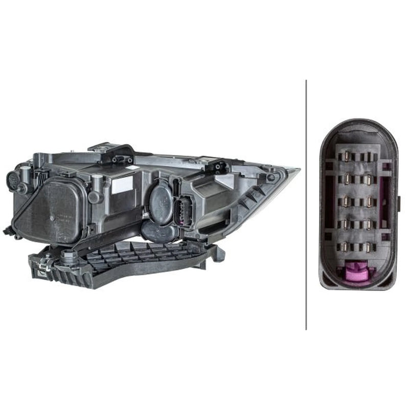 Hella Headlight Headlamp PWY24W Left fits Audi Q3 2011-2018 1.4 2.0 2.5